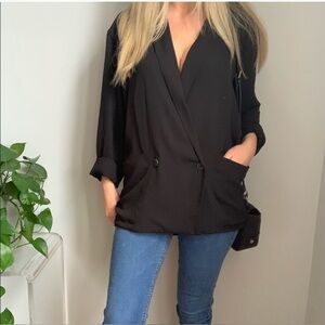 Aritzia Babaton Black Blazer